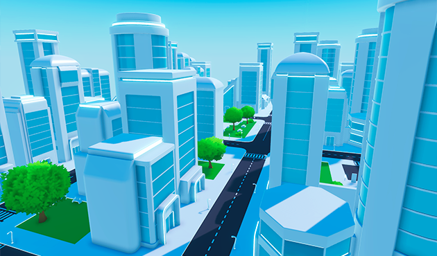 Utopian City Pack - Modular Futuristic Environment