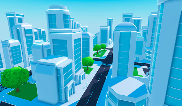 Utopian City Pack - Modular Futuristic Environment